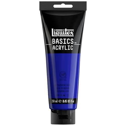 Liquitex BASICS Acrylic Paint, 8.5-oz Tube, Ultramarine Blue