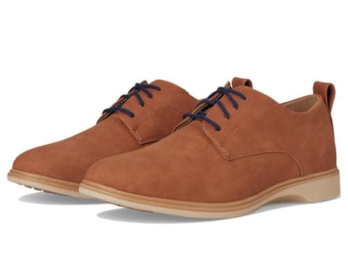 Deer Stags Lisbon Men’s SUPRO Radical Rebound Comfort Slip On Dress Oxford for Business, Wedding, Formal - Light Brown - 9 Wide