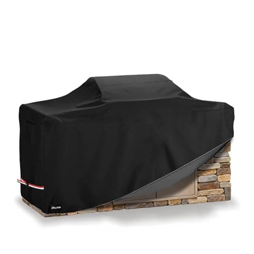 ANartcle Waterproof Extra Large Grill Cover for 98 Inch Island with Center Grill Head,600D Heavy Duty Waterproof All Weather Outdoorbar Island Kitchen Covers,Black
