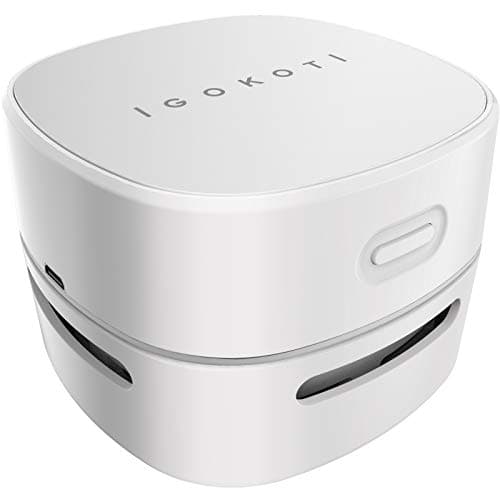 IGOKOTI Desk Vacuum Cleaner Mini,Counter Vacuum,Tabletop Vacuum Cleaner USB Rechager, Cordless Energy Saving Design