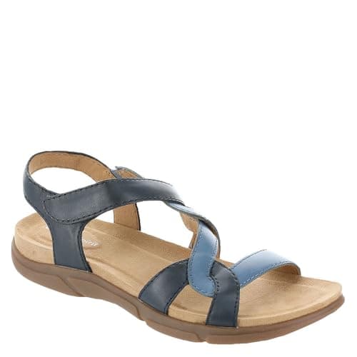 Easy Spirit Women's Minny Sandal, Blue 400, 11 W