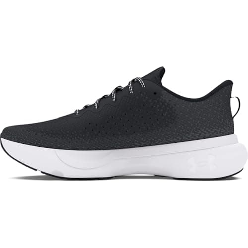 Under Armour Women's Infinite, (001) Black/Black/White, 12, US