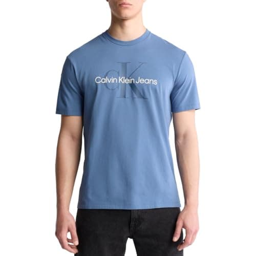 Calvin Klein Men's Graphic Tees Blue Horizon