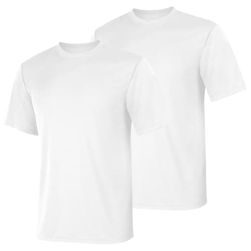 Hanes mens Sport Cool Dri Performance Tee fashion t shirts, White, Medium US
