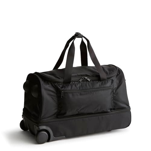 Vera Bradley Women's Ripstop Adair Rolling Duffel Travel Bag, Moonless Night, One Size