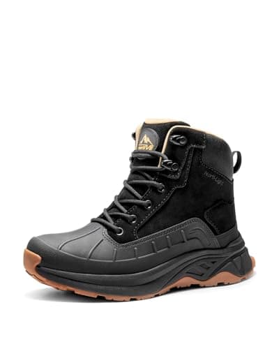 NORTIV 8 Women's Hiking Boots,Size 6.5W,Black,SNHB2312W-W