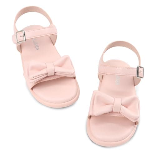 Wulubaba Toddler Girl Sandals Open Toe Flower Girl Dress Shoes