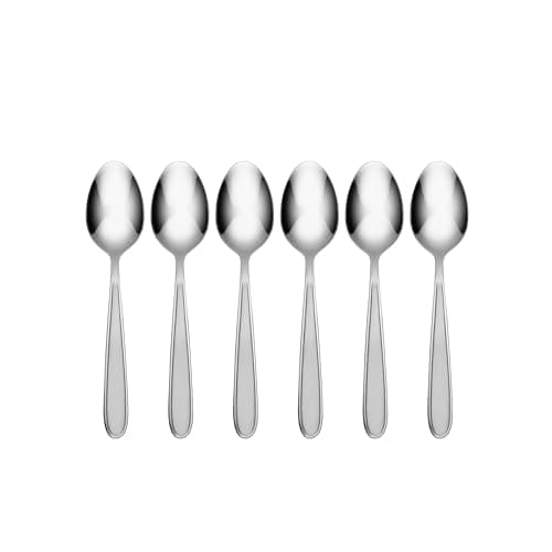 Oneida H001006AL20 Jordan Sandblasted Everyday Teaspoons, Set Of 6