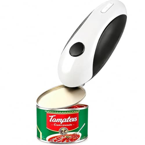 NOTUSIUY Rechargeable Auto Electric Can Opener, Hands-Free Smooth Edge, One-Touch Safe Opener for Seniors, Ideal Kitchen Gift