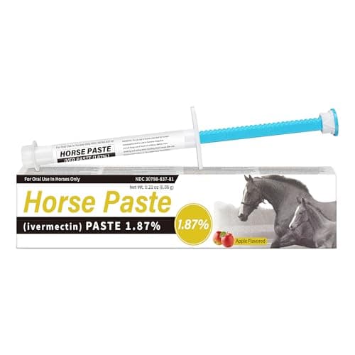 Qouinuey 1 Pack Equine Paste 1.87% – (6.08g Each) Apple Flavored Oral for Horse