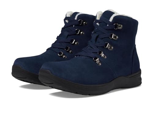 Propét Women's Demi Suede Scotchgard™ Treated Bootie Indigo 11 XX-Wide US