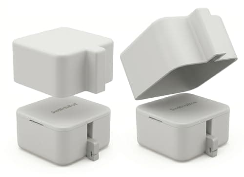 Solution Space Waterproof Protective Cover for SwitchBot Bot, White, Outdoor Case
