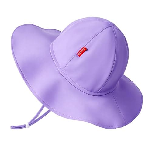 HECCEI Baby Sun Hat UPF 50+ Wide Brim Quick-Dry Beach Hat for Boy Gril 0-6T