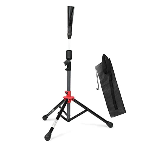 McHom Baseball & Softball Batting Tee - Hitting Travel Tee | Adjustable Height | Portable & Collapsible | Tripod Base