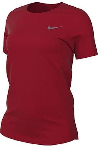 Nike Womens Legend Short Sleeve Crew T-Shirt (as1, Alpha, x_l, Regular, Regular, Red)