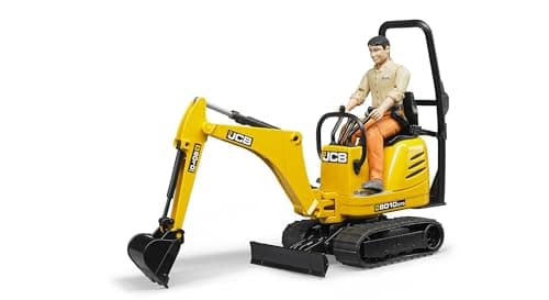 Bruder Jcb Micro Excavator 8010 Cts and Construction Worker (Colors May Vary)