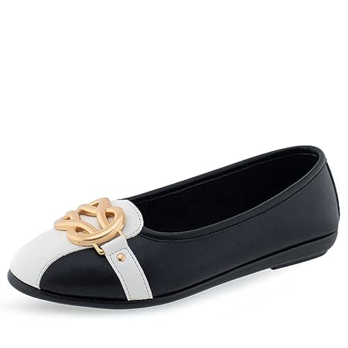 Aerosoles Big Bet Ballet Flat, Black Combo, 6.5M