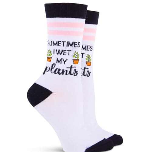 Funny Plants Socks For Women, Great Gardener Gift for Plant Lovers, One Size