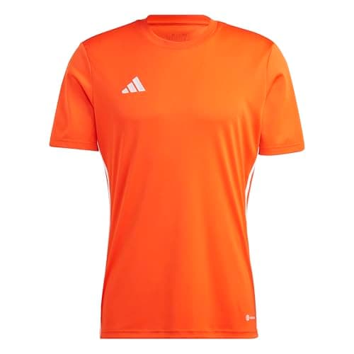 adidas Mens Tabela 23 Jersey Team, Orange/White, Large/Tall + 3"