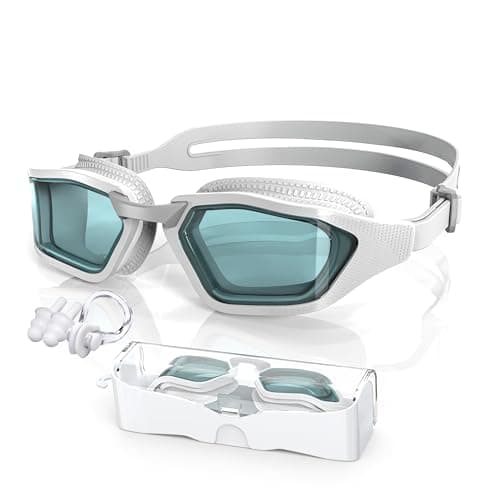 Greatever Swim Goggles Adult Anti Fog&UV No Leak Wide View Swimming Goggles