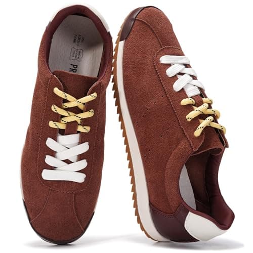 Project Cloud 100% Leather Girls Loafers Kids Shoes (Lynn,Burg Suede,8.5)