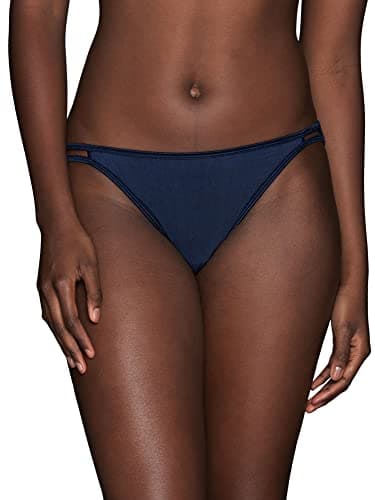 Vanity Fair Women's Illumination Bikini Panty 18108, NH Ghost Navy, 7
