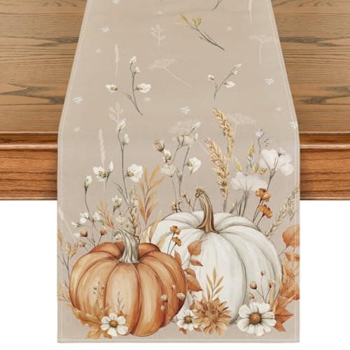 Artoid Mode 210 GSM Fall Table Runner Home Party Decor 13x72 Inch