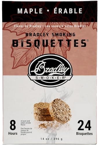 Bradley Smoker BTMP24 BTMP24-Flavor Bisquettes-Maple 24Pk, 24-Pack, Multi