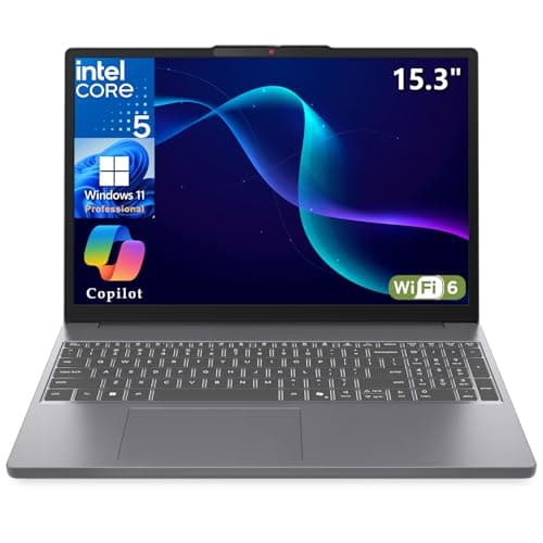 Lenovo IdeaPad Slim 3 15IRH10 15.3" WUXGA Laptop Computer, Intel Core i5-13420H, 8GB DDR5 RAM, 512GB SSD, Wi-Fi 6, Privacy Shutter, Windows 11 Home, Everyday Use