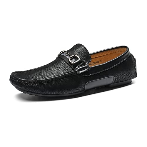 Bruno Marc Men's Driving Penny Loafers Casual Moccasins Shoes,Size 15,Black