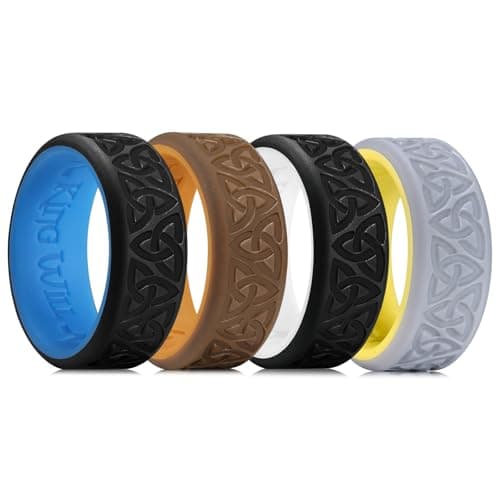 King Will Men Silicone Wedding Band 8mm Size 10