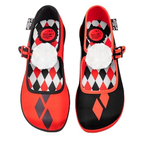 Hot Chocolate Design Women's Mary Jane Flat Shoes, Size 7, Jinxie