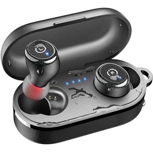 TOZO T10 Wireless Earbuds Powerful Bass Stereo Wireless Charging, APP, IPX8