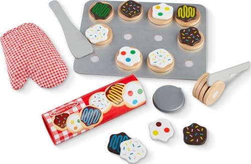 Melissa & Doug Slice & Bake Cookie Set Wooden Pretend Play Food Toys