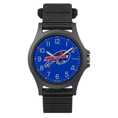 Timex Men's NFL Pride 40mm Watch – Buffalo Bills with Black FastWrap Strap
