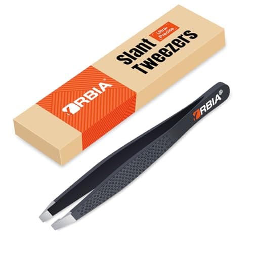 Artisan-Crafted Slant Tweezers for Women | Non-Slip Eyebrow Plucker