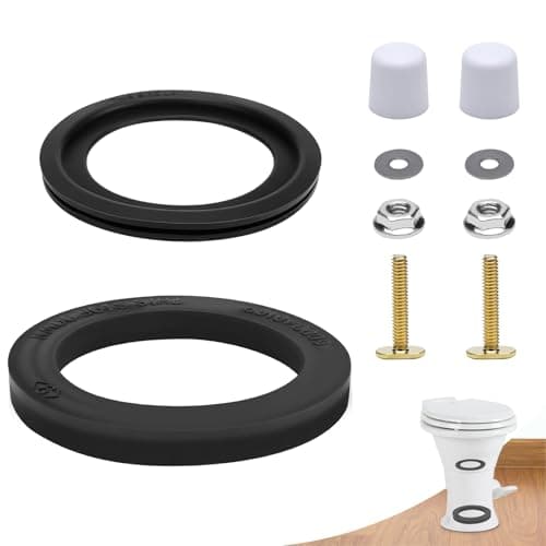 WTNYOU RV Toilet Seal Kit to Replace RV Toilet Gasket and Flush Ball Seal