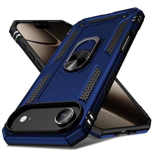 Korecase for iPhone 17 Air Case Blue Military Shockproof Kickstand