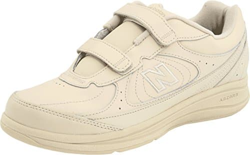 New Balance Women's 577 V1 Hook and Loop Shoe, Bone, 9