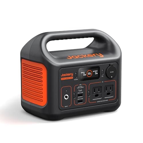 Jackery Portable Power Station Explorer 300, 293Wh Backup Lithium Battery, Solar Generator for Outdoors Camping Travel Hunting Blackout (Solar Panel Optional)