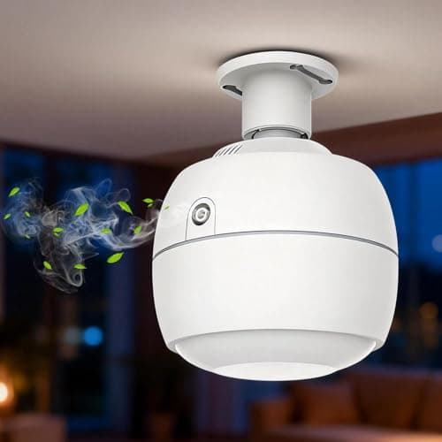 Waterless Diffuser 3500 Sq.Ft Coverage for Large Home Hotel Office, Ceiling-Mounted Cold Air Scent Machine for Aromathrapy, Bluetooth App Control, No-Noise Aroma Diffuser Ceiling-Mounted