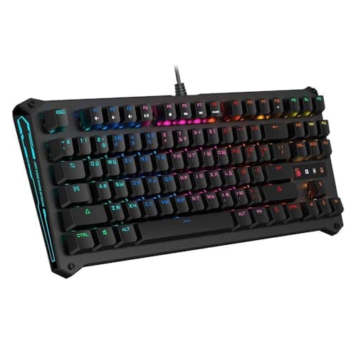 Bloody B930 TKL Tenkeyless Optical Switch Gaming Keyboard Gaming | Fastest Keyboard Switches in Gaming |Ultra-Compact Form Factor | RGB LED Backlit Keyboard | Tactile & Clicky