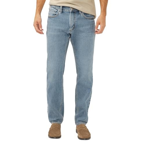 Silver Jeans Co. Men's Konrad Slim Fit Slim Leg Jeans, Ska, 33W x 34L