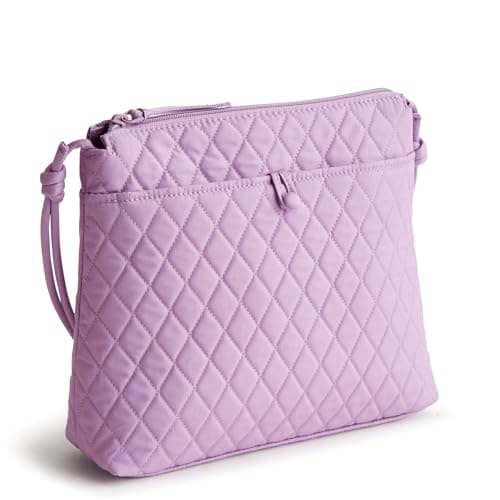 Vera Bradley Women's Premium Cotton Original Hipster Crossbody, Purple Rhapsody, One Size