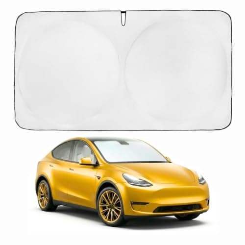 Windshield Sun Shade - Certified 99.87% UVB & 99.02% UVA Protection for car