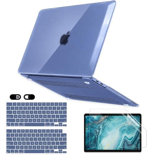 Case for MacBook Neo 13-inch 2026 Release A3404 with A18 Pro Chip, 5 in 1 Plastic Hard Shell&Keyboard Cover&Screen Protector&Webcam Cover, Indigo