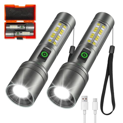 ErayLife LED Rechargeable Super Bright High Zoomable EDC Flashlight