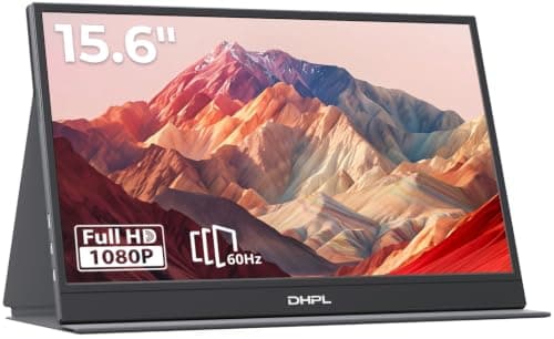 DHPL Portable Monitor 15.6 Inch FHD 1080P IPS Screen Extender for Laptop