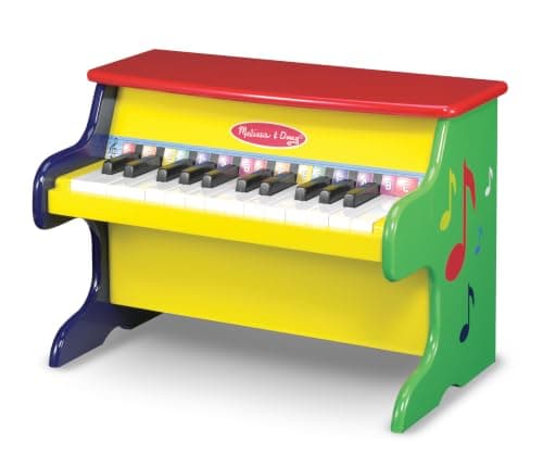 Melissa & Doug Learn-to-Play Wooden Mini Piano Toy with 25 Keys