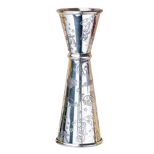 Stainless Steel 2 oz 1 oz Bartending Cocktail Jigger Measuring Cup